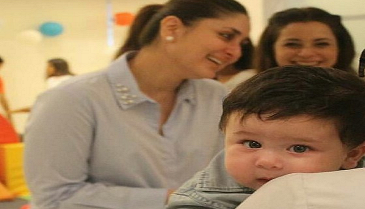 When this adorable Bollywood kid visited Karisma Kapoor on the sets