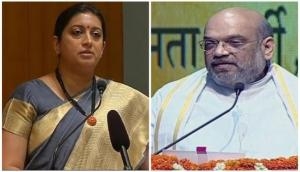 Amit Shah, Smriti Irani sworn-in as Rajya Sabha MPs