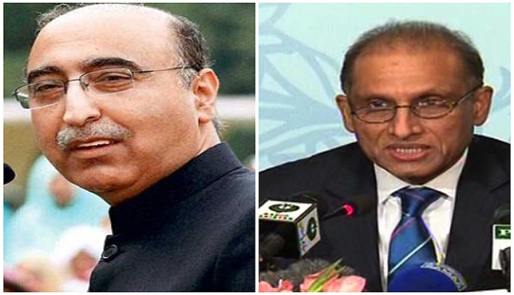 Abdul Basit points at 'Pakistan's worst diplomat ever' Aizaz Ahmad Chaudhry