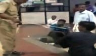 Kerala: Security guard caught caning sleeping passengers at bus terminal, arrested