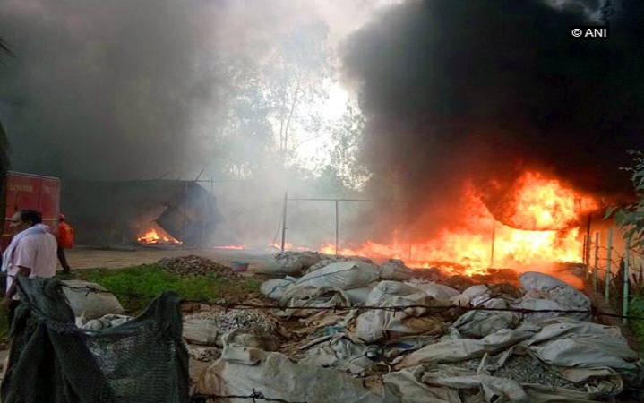 Fire breaks out at Raigarh's plastic factory