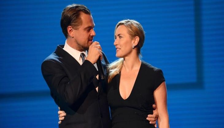 Kate Winslet shoots in 'tougher' conditions than Leonardo DiCaprio