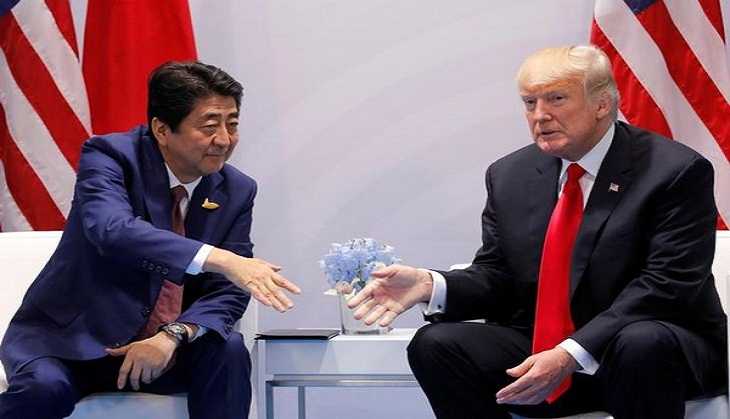 US president Donald Trump and Japan PM Shinzo Abe to dine at Trump Tower prior to UNGA
