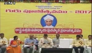 Andhra CM Naidu remembers Dr. Radhakrishnan on his birth anniversary