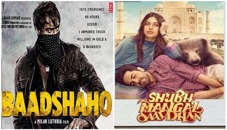 Baadshaho and Shubh Mangal Saavdhan witness steady first week