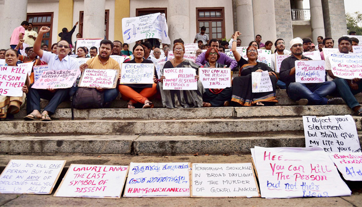 In photos: Gauri Lankesh's death sparks protests across India