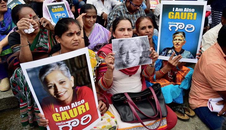 Gauri Lankesh's murder celebrated by right wing trolls on social media