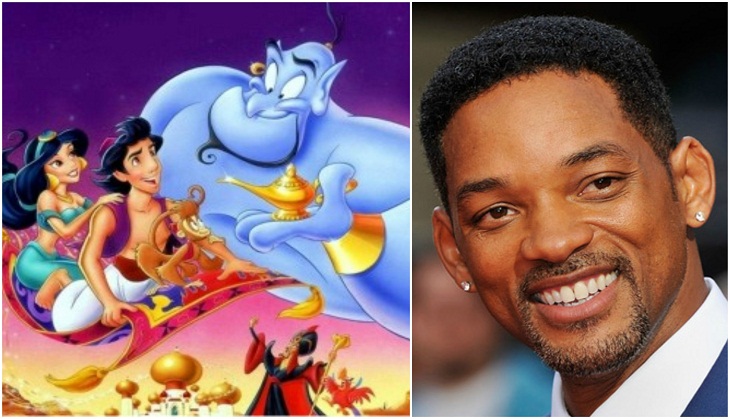 Will Smith acts like a 'Genie', shares the first cast photo of Disney's 'Aladin'