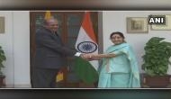 Sri Lankan Foreign Minister meets Sushma Swaraj