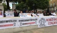 Sindhis protest outside 10 Downing Street, submit petition to UK PM against Pakistan