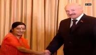 Sushma Swaraj, Belarus President discuss steps to strengthen bilateral relations