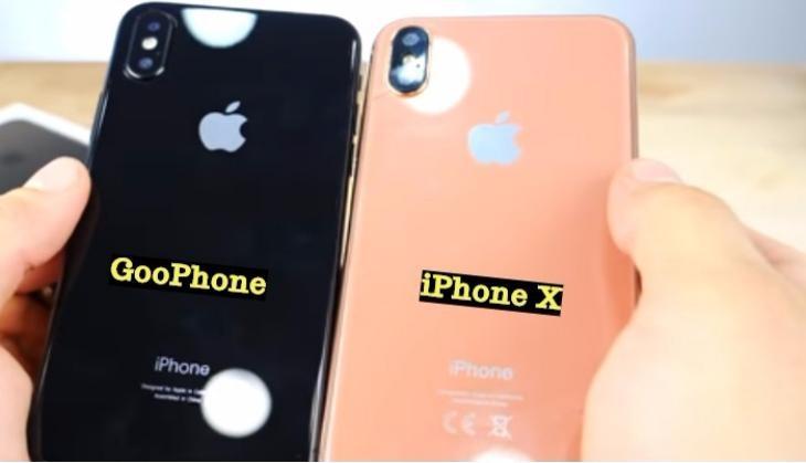 Chinese duplicate GooPhone of iPhoneX.jpg