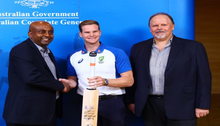 Australian cricket team's bats for charity