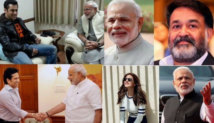 Mohanlal, Sachin Tendulkar to Salman Khan, Anushka Sharma, Indian celebrities wish PM Narendra Modi on his birthday