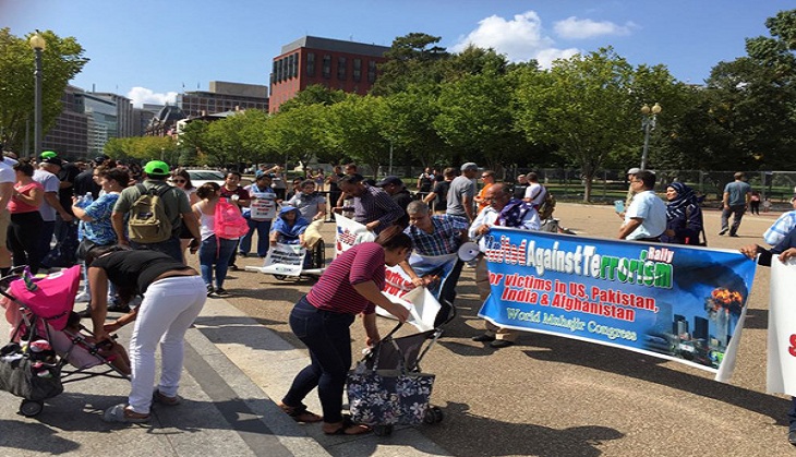 World Muhajir Congress holds rally in front of White House, demands declaring Pak 'terrorist state'