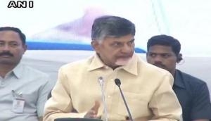 Andhra CM Chandrababu Naidu flags off thirty Solid Waste Management vehicles