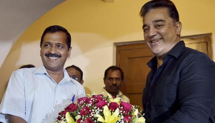 Kamal Haasan should join politics, he has the courage to stick his neck out against communal forces: Arvind Kejriwal after meeting the legendary Tamil actor