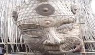 Assam : World's tallest bamboo Durga Maa idol being made 