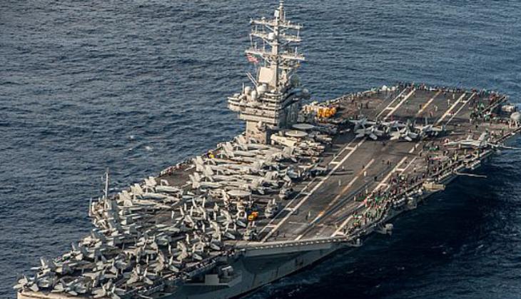US aircraft carrier Reagan to be sent to Korean Peninsula this month