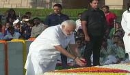 Gandhi Jayanti: PM Narendra Modi pays floral tribute to 'Father of Nation'
