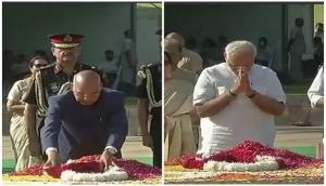 President Rajnath Kovind, PM Narendra Modi pay tribute to Lal Bahadur Shastri at Vijay Ghat