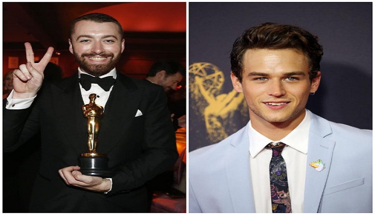 Spotted: Sam Smith kisses '13 Reasons Why' Brandon Flynn