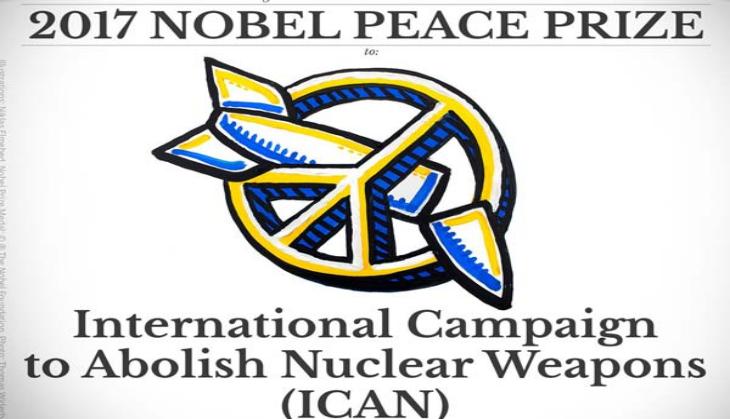 International Campaign to Abolish Nuclear Weapons wins 2017 Nobel Peace prize award