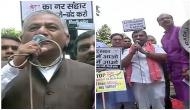 Delhi: BJP holds 'Jan Raksha Yatra', CPM takes out counter protest