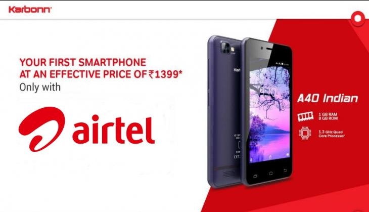 Karbonn A40 Indian Airtel Mera 4G Smartphone