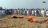 Punjab farmers burn stubble to protest prohibition orders
