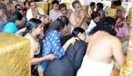 Sabarimala Temple protest: Two women devotees reach Sabarimala Temple on its opening day, sent back by protestors