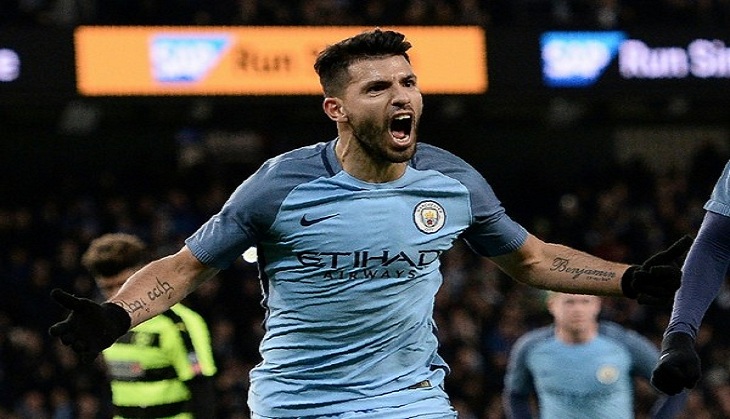 Aguero hat-trick sinks Arsenal, City close gap on Liverpool