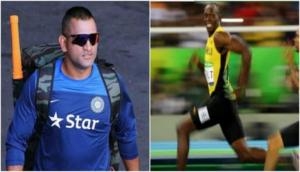 Super-boy MS Dhoni can even defeat lightening Usain Bolt; Here's why