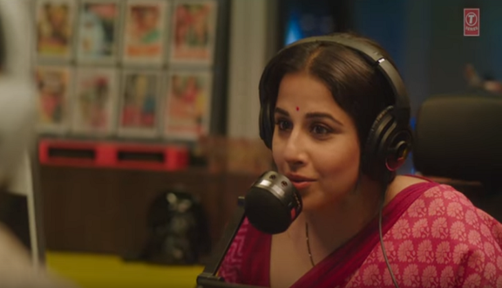 Tumhari Sulu trailer: Vidya Balan impresses as a 'seductive bhabhi in a saree' who turns into a late night RJ