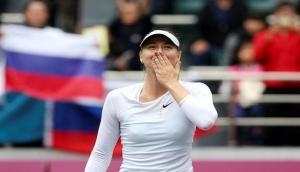 Maria Sharapova's reaction was epic when she got a marriage proposal during a match