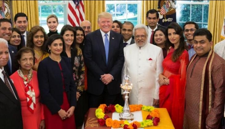 Donald J Trump celebrates Diwali in White House