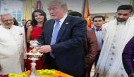Donald Trump celebrates Diwali, lights diya at White House