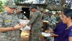 Bastar Police celebrates Diwali with villagers with fervour