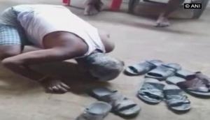 Video: Man forced to lick his saliva as punishment for entering Sarpanch's house in Bihar