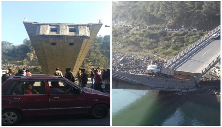 Six injured as bridge collapses in Himachal Pradesh