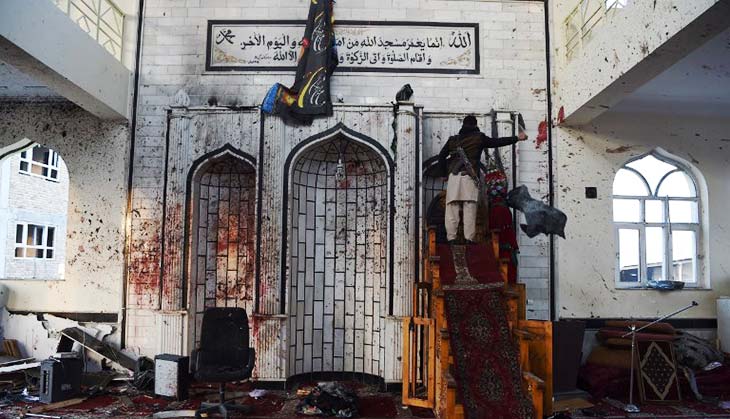 In Photos: Blood and death as Shia mosque in Kabul is hit by suicide bomber