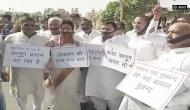 Congress protests against Rajasthan Ordinance outside state assembly