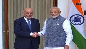 Afghan President Ashraf Ghani meets Indian PM Modi