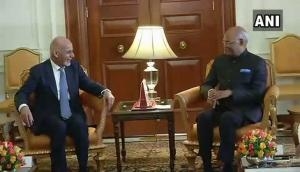 Afghan President Ashraf Ghani meets Indian counterpart Ram Nath Kovind 