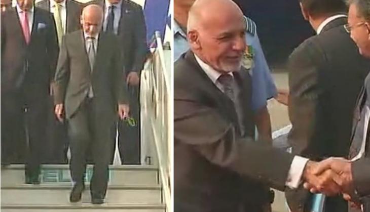 Afghan President Ghani arrives in Delhi