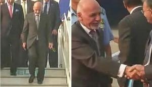 Afghan President Ghani arrives in Delhi