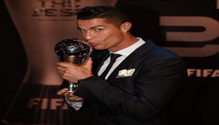 Cristiano Ronaldo wins 'The Best FIFA Men's Player' award