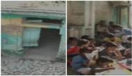 Haridwar: Govt school students forced to study on road