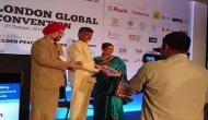 Andhra Pradesh CM Chandrababu Naidu receives Golden Peacock Award