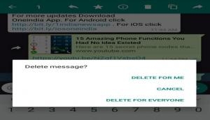 WhatsApp's new feature will allow users to 'delete sent messages from receiver's phone'; here is how to use it
